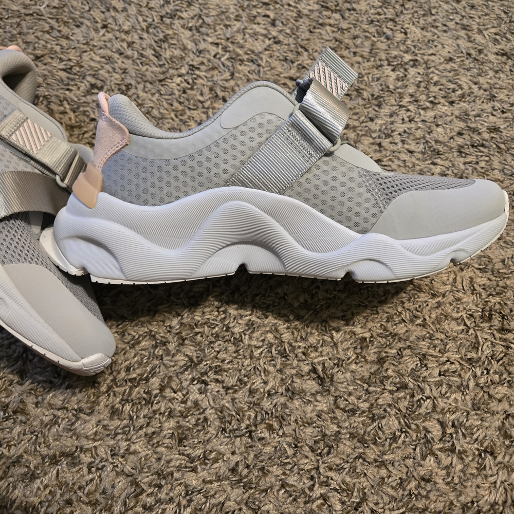 Sorel Gray and White Athletic Sneakers